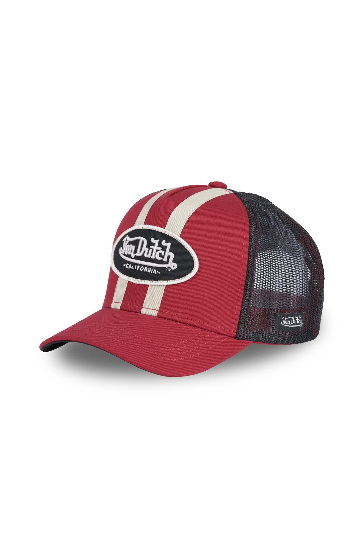 Racing cap red black white - Image n°4