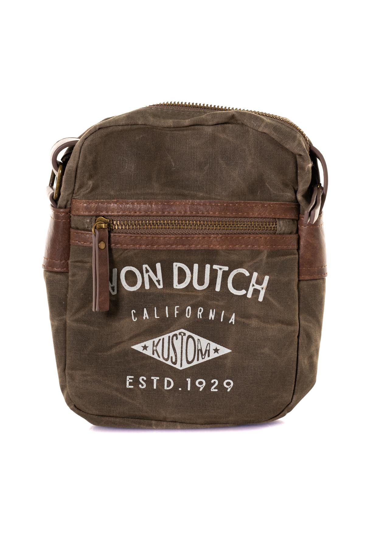 Men's khaki bag - Image n°1