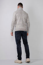 Off-white chunky knit raglan sweater - Image n°7
