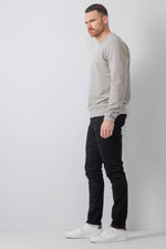 Men's black slim-fit jeans - Image n°5