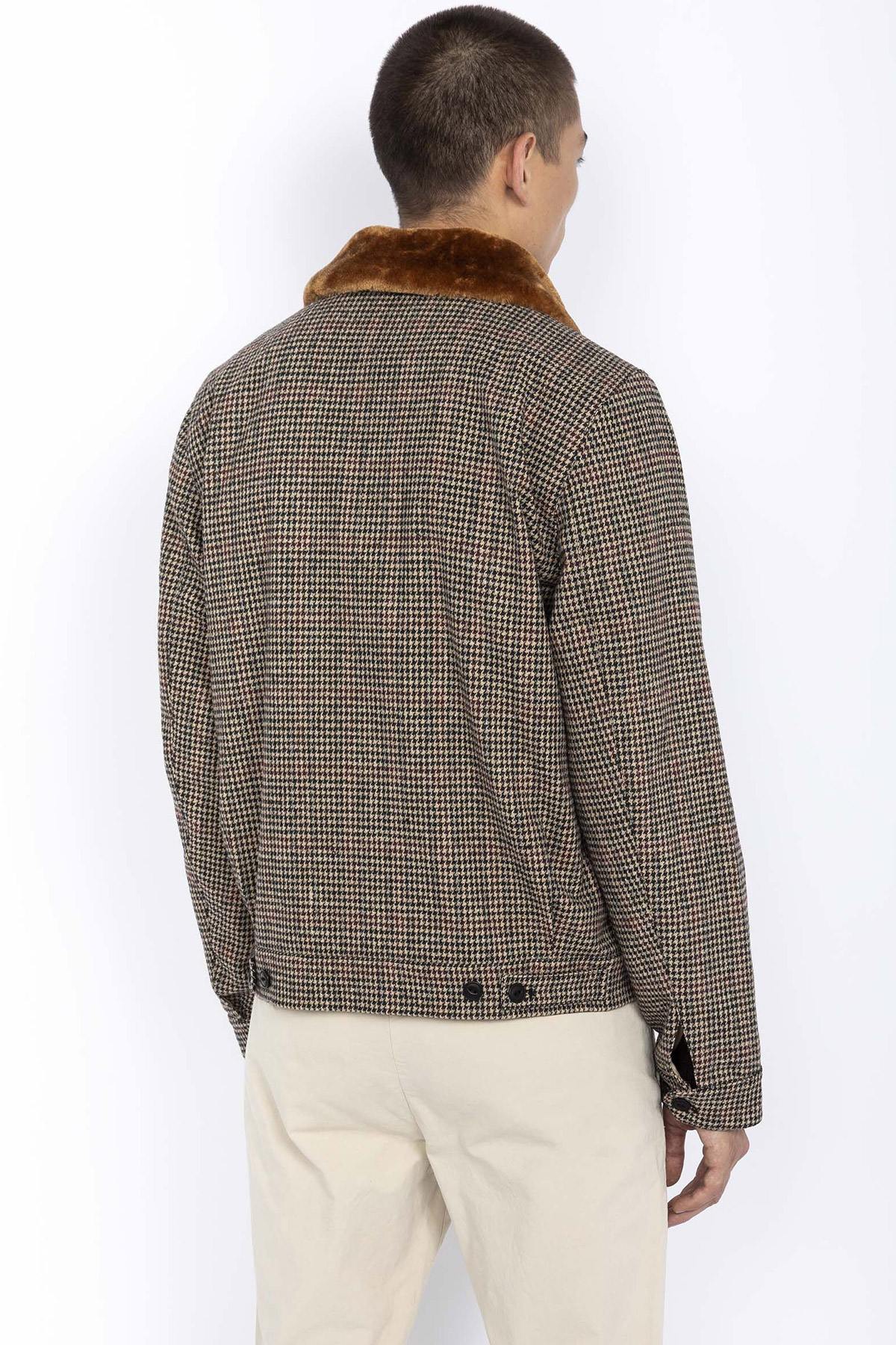 Vintage retro printed polyester jacket - Image n°3