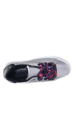Women's silver sneakers - Image n°10