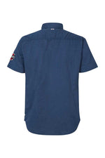 Petrol blue short-sleeved shirt - Image n°6
