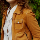 Women's suede leather and suede jackets