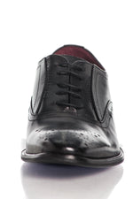 Redskins men's black leather brogues - Image n°5