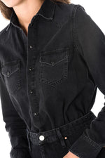 Diesel black denim dress - Image n°4