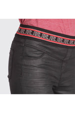 Black elastic waist jeggings - Image n°6