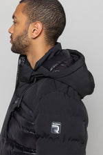 Men's black down jacket - Image n°4