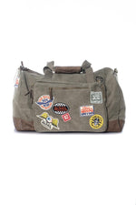 Khaki textile bag - Image n°1