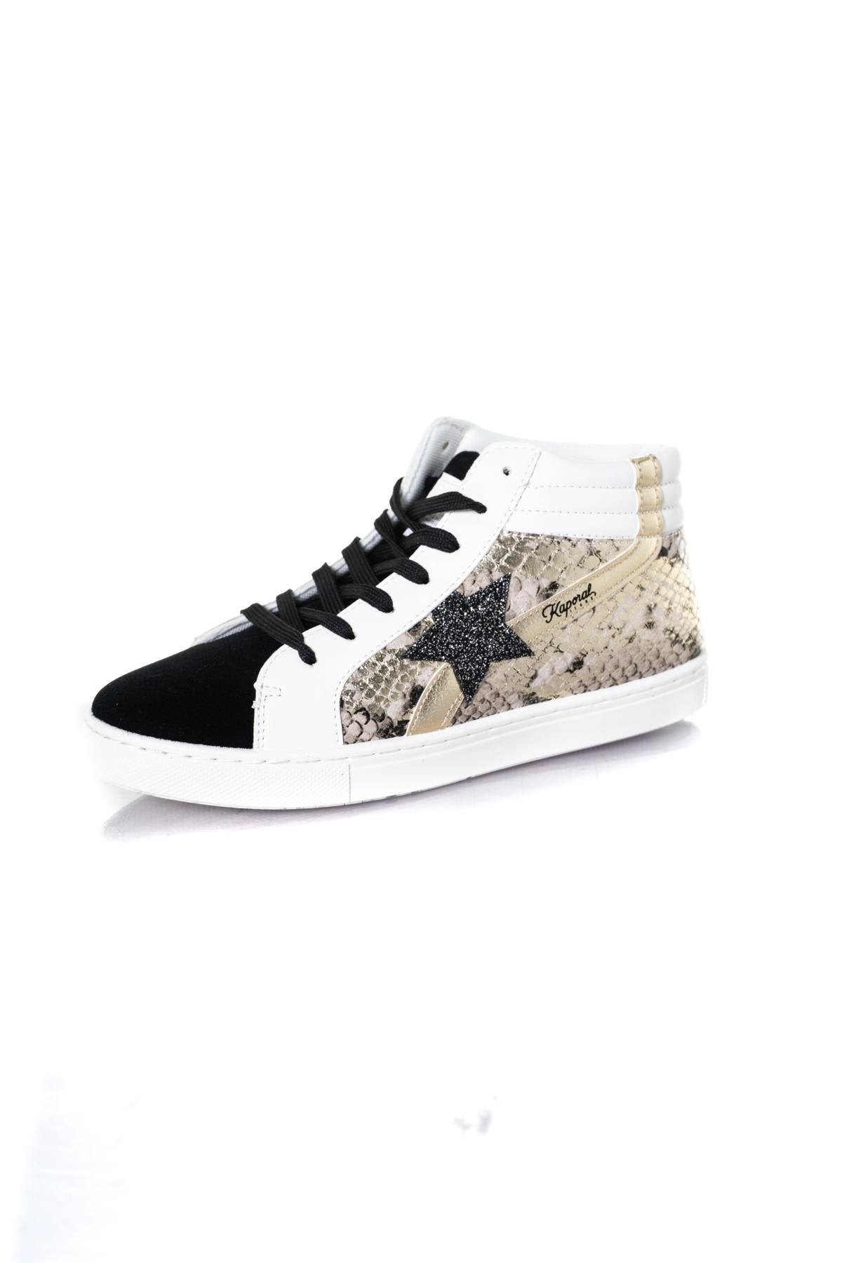 Snake print high top sneakers - Image n°7
