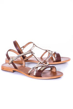 Tan sandals - Image n°1