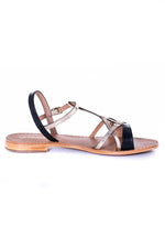 Women's black sandals - Image n°3