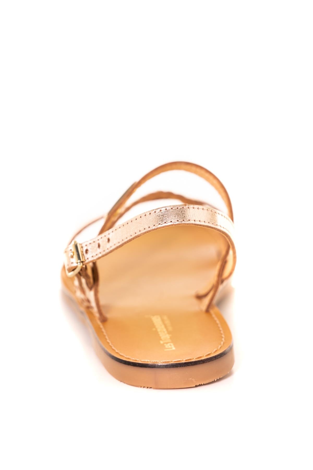 Women's gold sandals - Image n°6