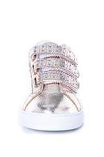 Women's gold sneakers - Image n°5