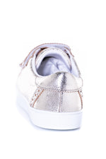 Women's gold sneakers - Image n°6