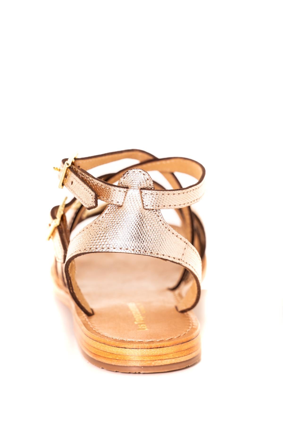 Gold women's shoes - Image n°6