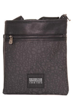 Black bi-material men's bag - Image n°1