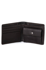 Brown cowhide leather wallet - Image n°2