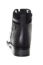 Men's black leather boots - Image n°6