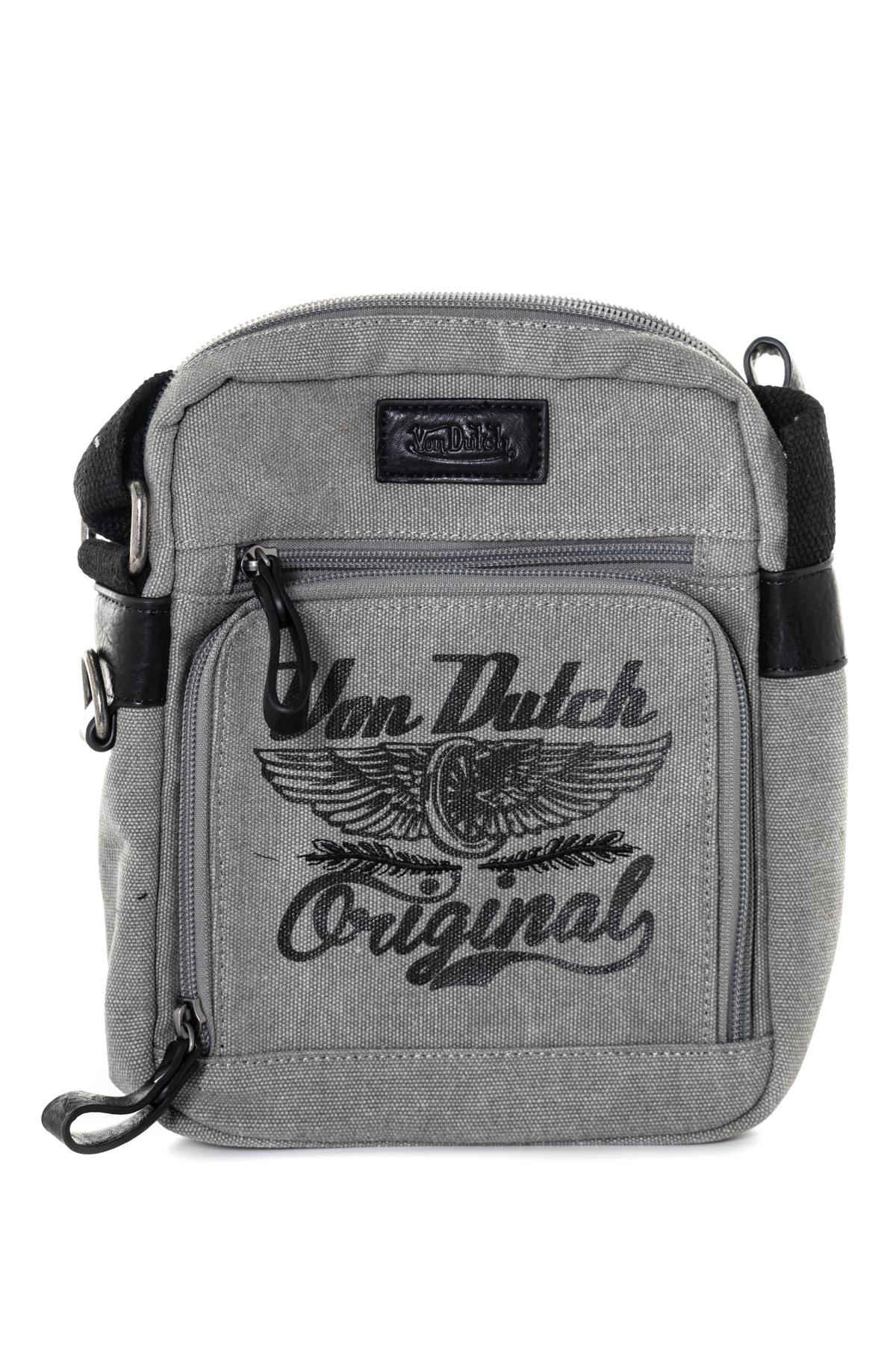 Gray men's bag - Image n°1