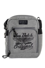 Gray men's bag - Image n°1