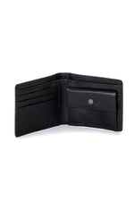 Black leather biker wallet - Image n°2