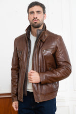Supple lambskin jacket with a regular fit and timeless style. - Image n°1