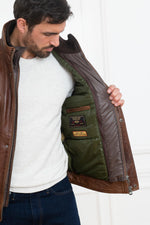 Supple lambskin jacket with a regular fit and timeless style. - Image n°6