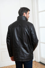 Bold lambskin leather jacket with Daytona's triple collar and fit. - Image n°6