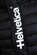 Black sportswear padded jacket - Image n°7