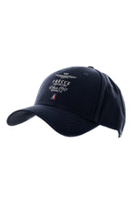 Aeronautica Navy Blue Polyester Cap - Image n°1