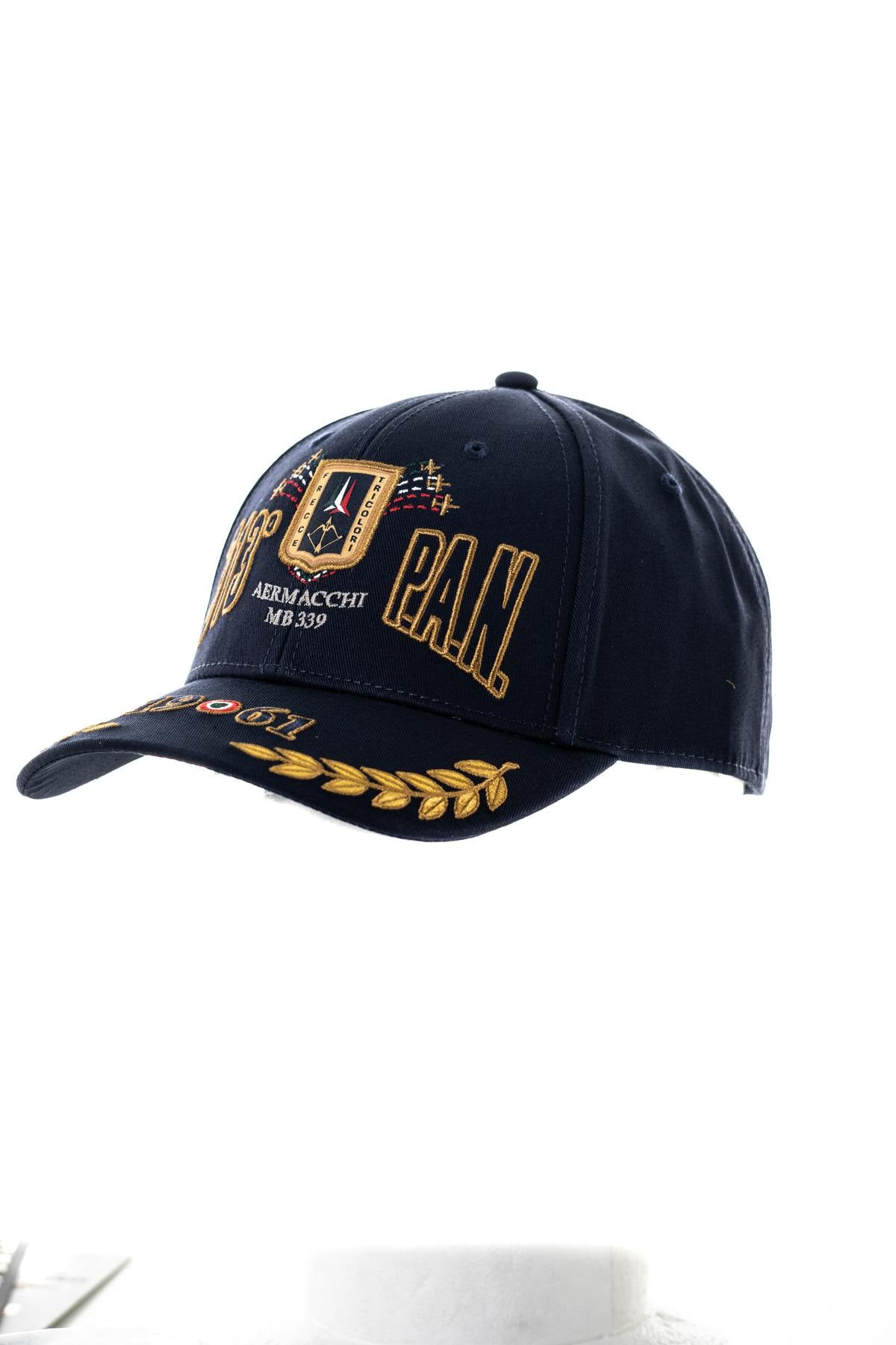 Aeronautica Navy Blue Polyester Cap - Image n°1