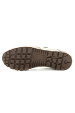 Textile sneakers white beige - Image n°4