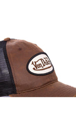 Brown ventilated cap - Image n°2