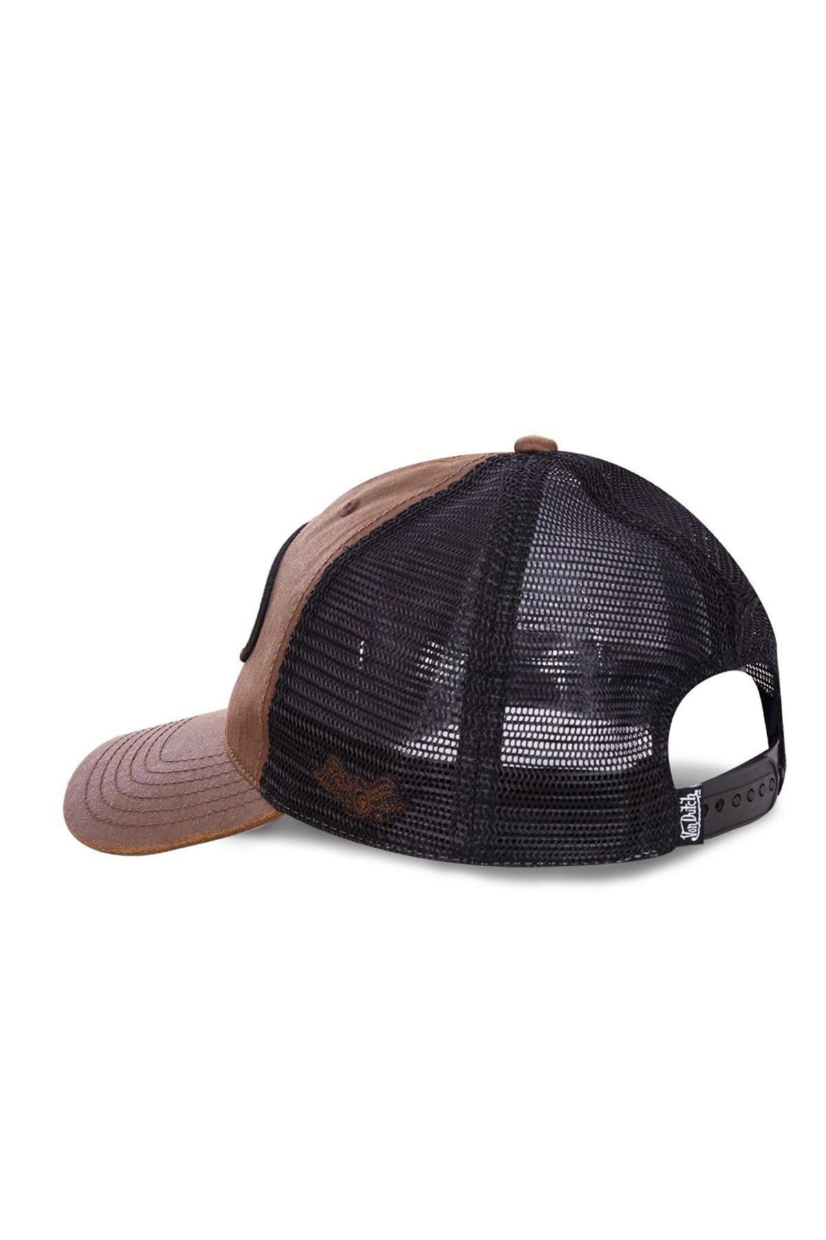 Brown ventilated cap - Image n°4