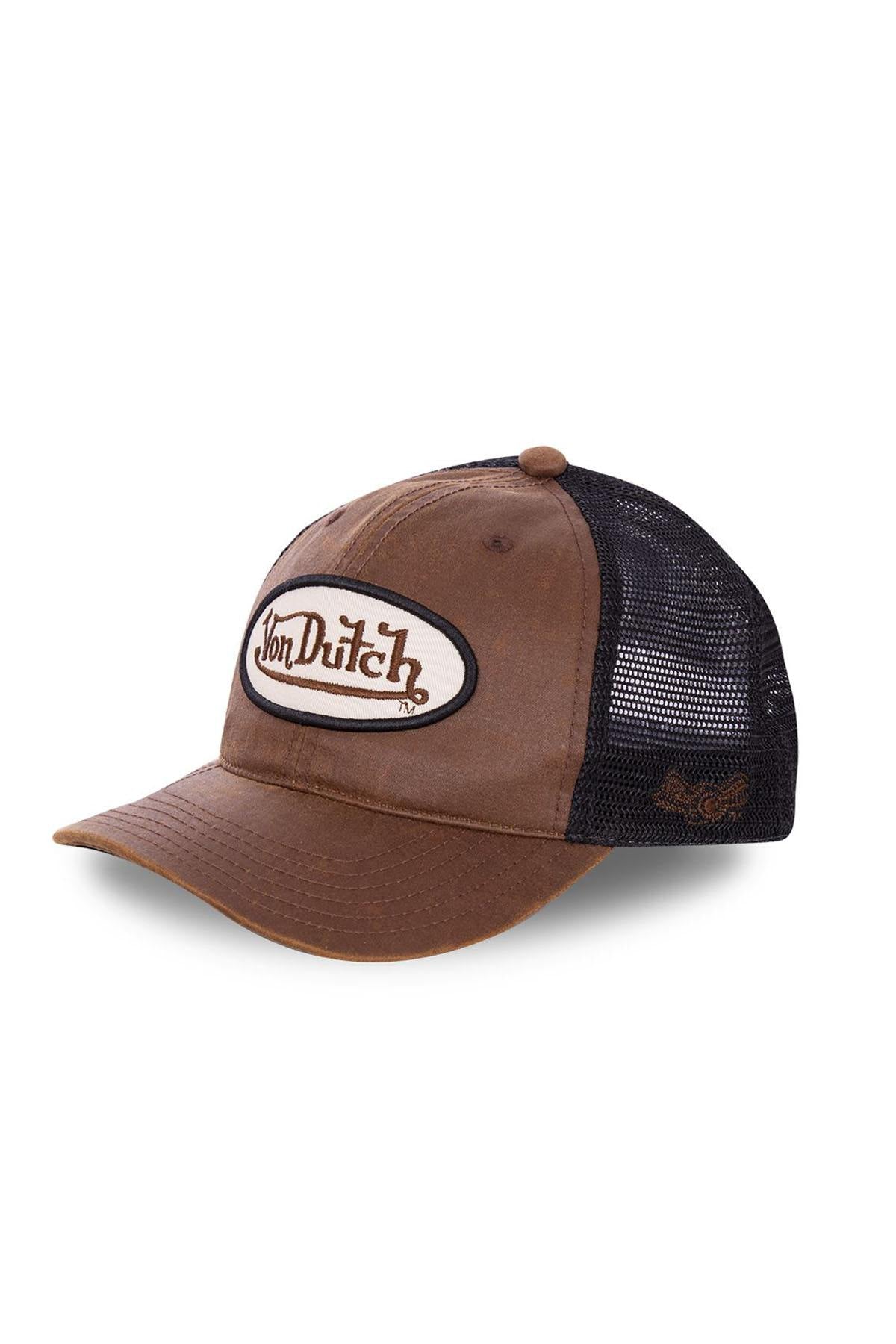 Brown ventilated cap - Image n°1