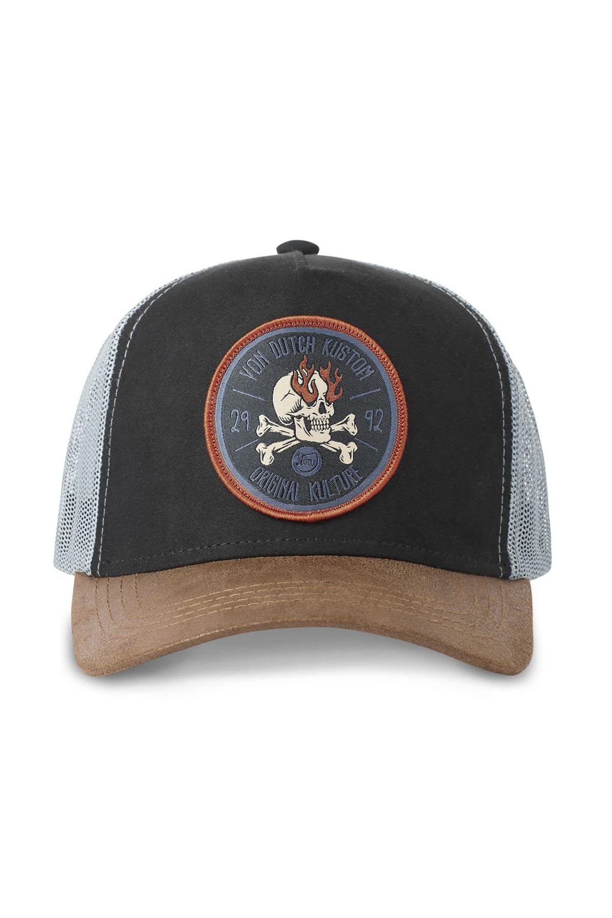 Black and brown airy cap - Image n°3