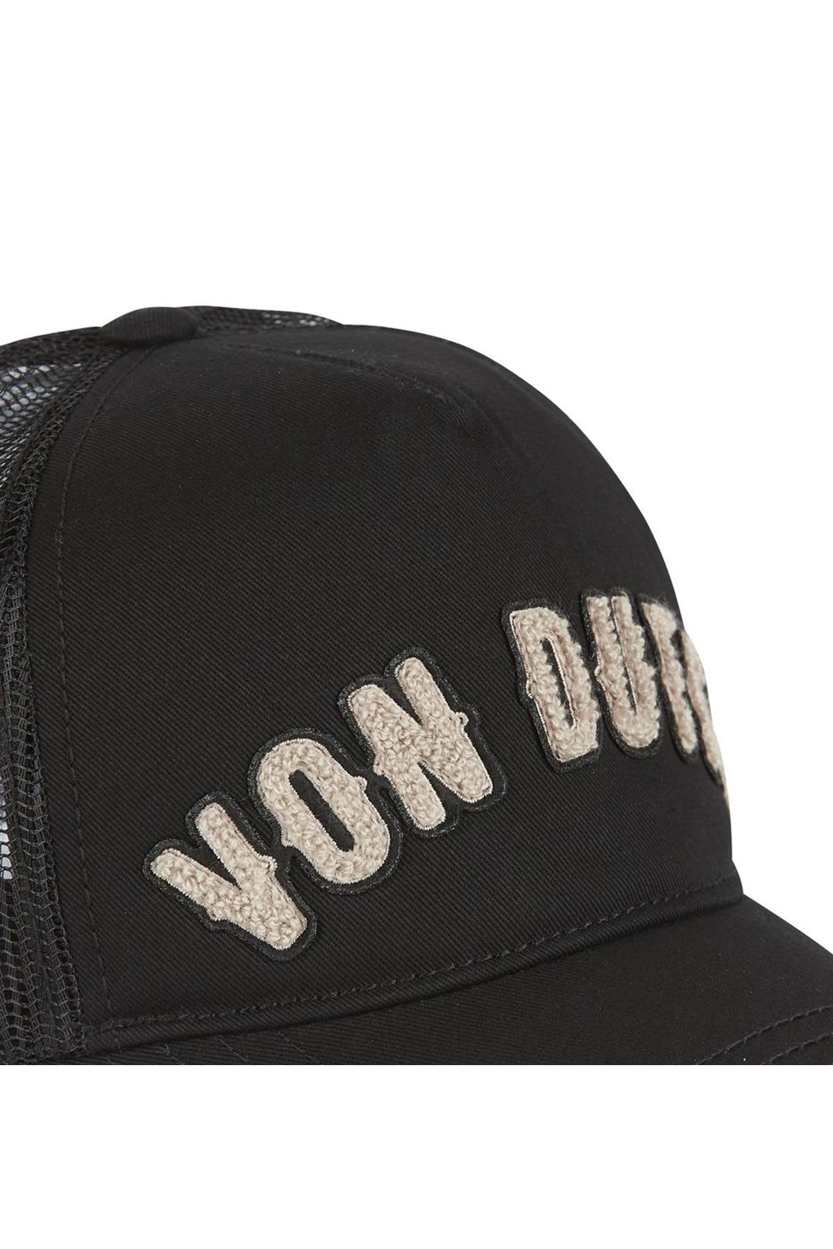 Black ventilated cap - Image n°2