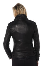 Cityzen women's leather Biker Jacket - Image n°5