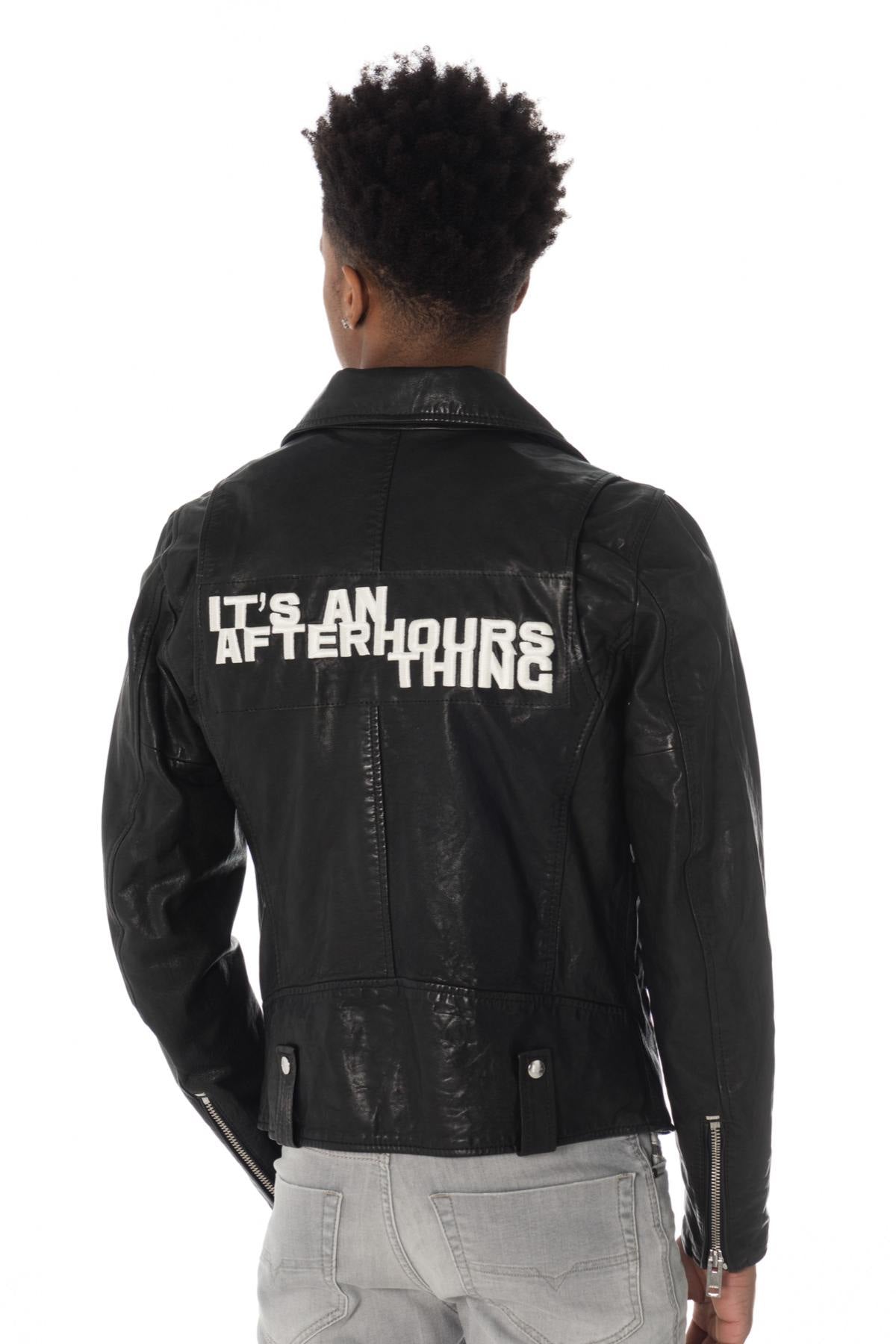 Diesel sheepskin leather Biker Jacket - Image n°1