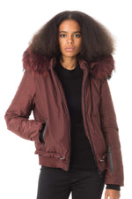 Hooded Bomber with Fur - Image n°4