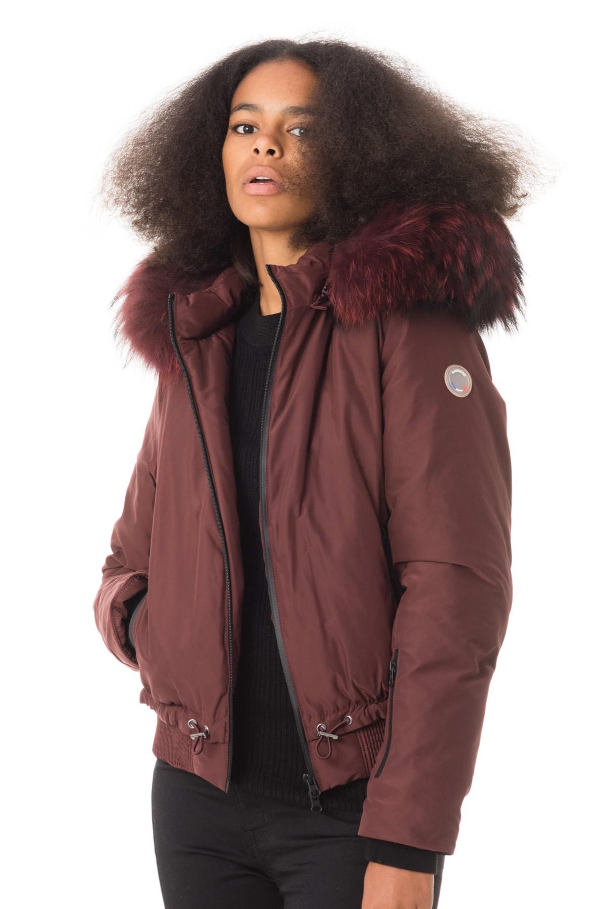 Hooded Bomber with Fur - Image n°1