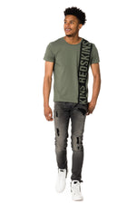 Redskins men's khaki t-shirt - Image n°2