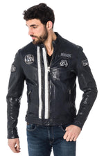  Redskins navy blue racing-style jacket - Image n°4
