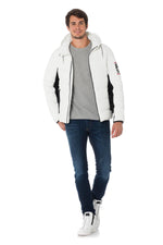Redskins men's white down jacket - Image n°2