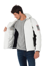Redskins men's white down jacket - Image n°5