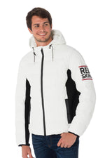 Redskins men's white down jacket - Image n°1