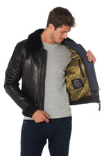 Redskins Black Cowhide Leather Aviator - Image n°4