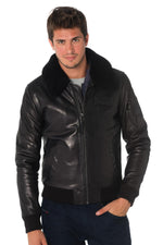 Redskins Black Cowhide Leather Aviator - Image n°5