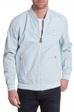 Redskins textile Teddy jacket Sky blue - Image n°1